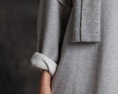 JulyS  Fleece Pull Over Gray Shirt J151