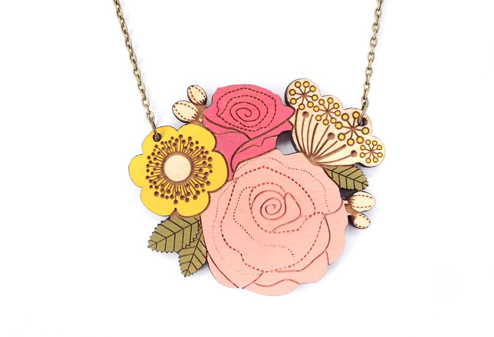 Rose Posy Necklace