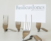 Set of 200 Place Card Holders-- Hand-Formed Forks