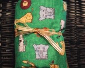Fitted crib sheet- safari