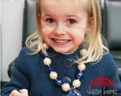 Flying Away-Children's Chunky Bubblegum Bead Necklace