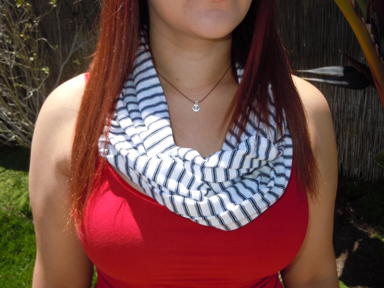 Nautical Stripes Infinity Scarf