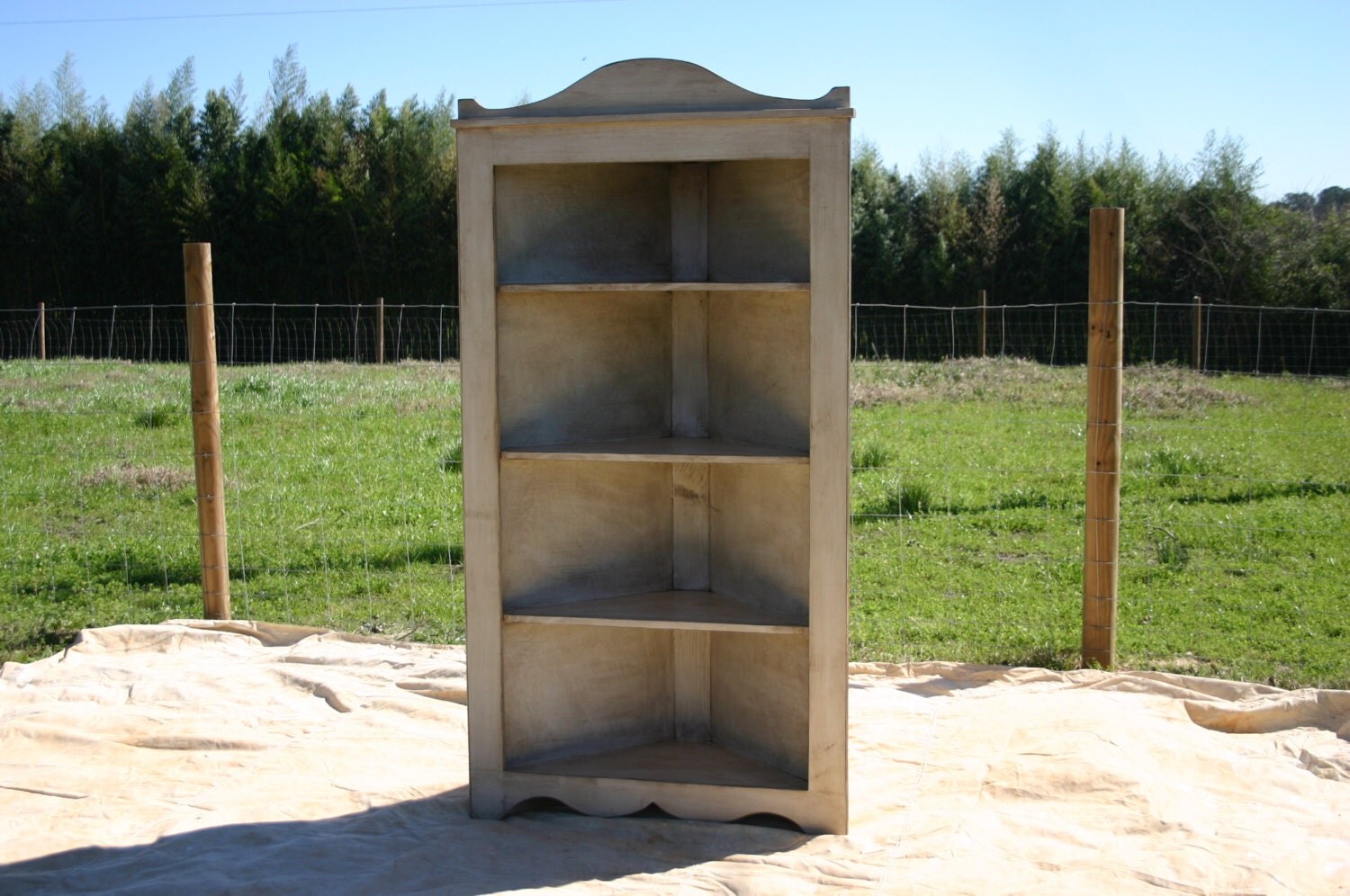 Items similar to Distressed White Corner on Etsy