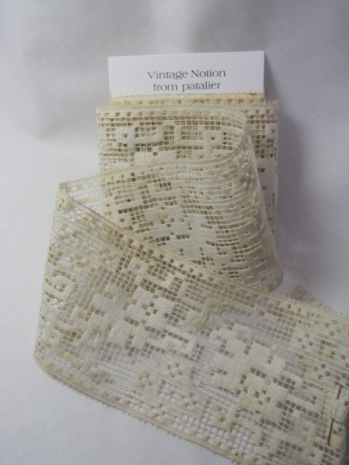 Wide Vintage  Lace for Repurposing Over Two Yards