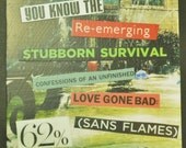 5x5  Unique Poem Collage Photo Magnet