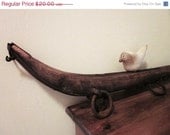 20% OFF SALE Salvaged Horse Harness Piece, Half of a Hames, Vintage