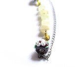 Earthy Green (Glass Beads Etsy, Stone Beads, Acrylic Beads in One Necklace - Clearance Sale)