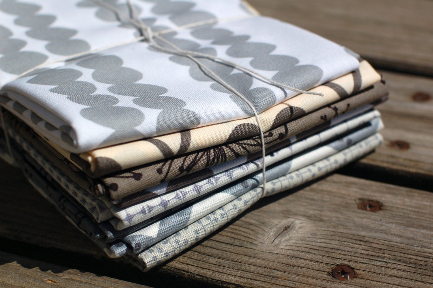 Color Stash Builder Bundle- Fat Quarter Bundle-Grey