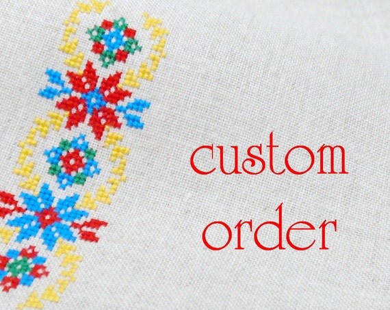 Custom order for Kate