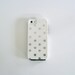 Modern Stars iPhone 5 case l Gray White Pattern l  VIBE geometric neutral redtilestudio