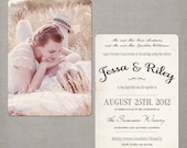 Wedding Invitation - the "Jessa"