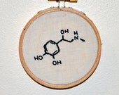 Adrenaline Molecule - Bite Sized Embroidery