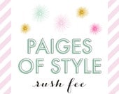 Rush Fee- Receive your order within 24 hours