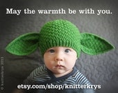 Toddler yoda beanie , 12-24 months size.