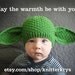 Toddler yoda beanie , 12-24 months size.