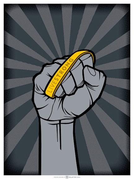 2011 Livestrong poster by Kollective Fusion