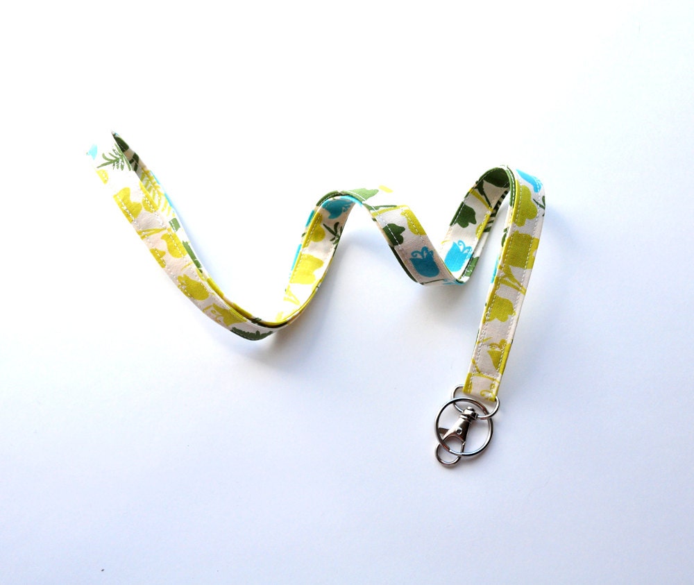 Lanyard ID Badge Holder -  Floral