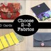 SD Memory Card Holder Wallet - You Choose the Fabrics - Made to Order