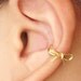Ear Cuff Gold Bow Dainty Ear Wrap Earcuff
