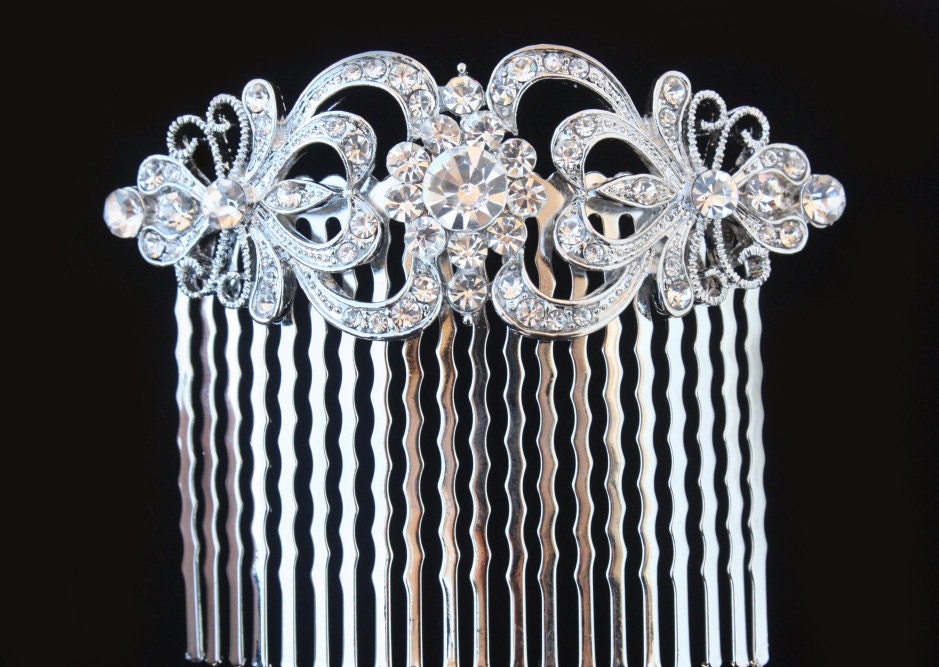 Swarovski Hair Comb,Bridal Hair Comb,Bridal Hair Accessories,Crystal Hair Comb,Hair Combs Wedding Hair Accessories,Rhinestone Hair Comb