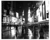 New York Art, 8x10, Times Square, Spring Rain,  Urban, Wall decor, Fine Art Photography, Print, New York City, Cottage Light Studio
