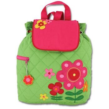SHIPS NEXT DAY--Personalized Monogrammed Stephen Joseph Quilted Toddler Flower Girl --new design--Backpack--Free Monogramming--
