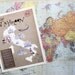 Custom Map of Your Vacation 11x14