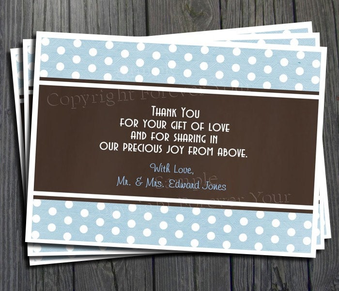 Baby Shower Thank You Card - Printable Design Il_570xn