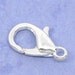 Silver Plated Lobster Clasps Fit Link Chain Bracelet 14x8mm, sold per packet of 50