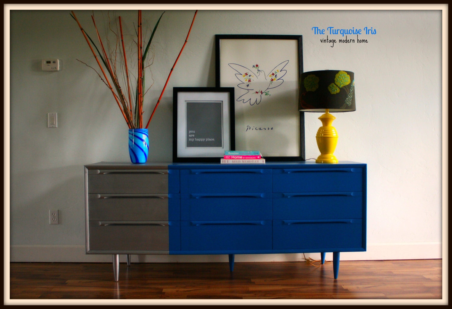Mid Century Modern Triple Vintage Dresser