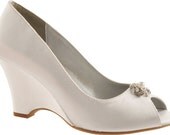 Wedding Shoes - Bridal Wedge Shoes- PB102.5 Women's 2 1/2" Wedge Shoes-