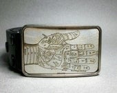 Belt Buckle Vintage Palmistry Palm Reading Fortune Teller