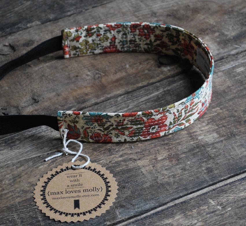 Floral Headband - Fabric Headband - Max Loves Molly