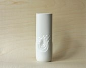 Vintage White Porcelain Vase German Vase by Thomas