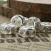 10 pcs of 7x12mm Silver white Rhinestone Spacers,whell Connector,findings beads