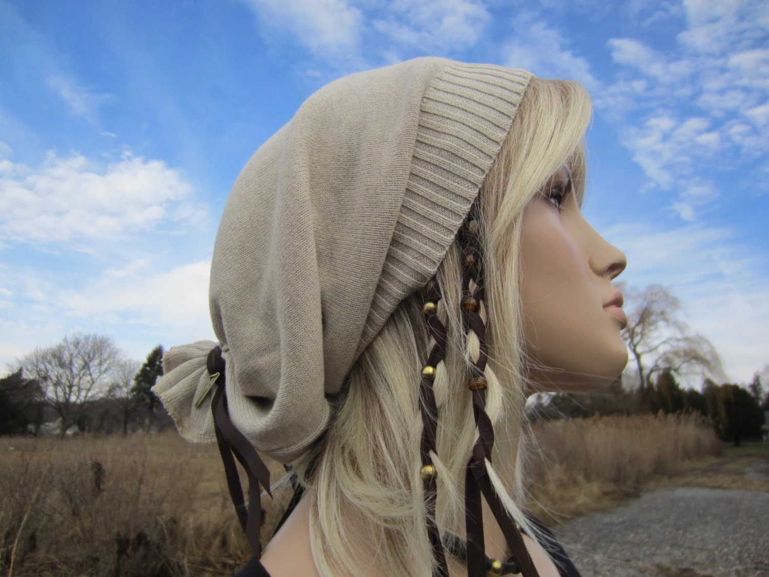 Vacationhouse Slouch Beanies Womens Mens Convertible Cotton Snood Tam  A903S