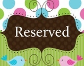 Reserved For Mia