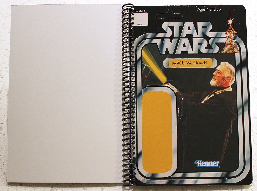 Ben Obi-Wan Kenobi Recycled Vintage Style Star Wars Notebook