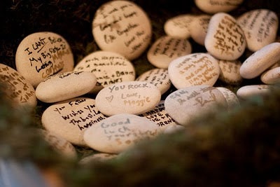 Guest Book Alternative Wishing Stones (Neutrals) - 100 Count