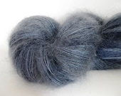 Hand dyed yarn, kidsilk lace - the witching hour