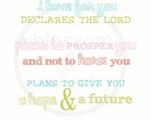 Psalm 23 Print-  8x10. Printable home decor artwork. Digital file high quality jpg instant download