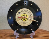 JIM CROCE 45rpm Record Clock 7" For Desk or Wall (Bad, Bad Leroy Brown) - Stand Included