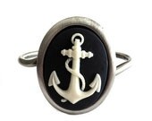 Nautical Anchor Cuff Bracelet