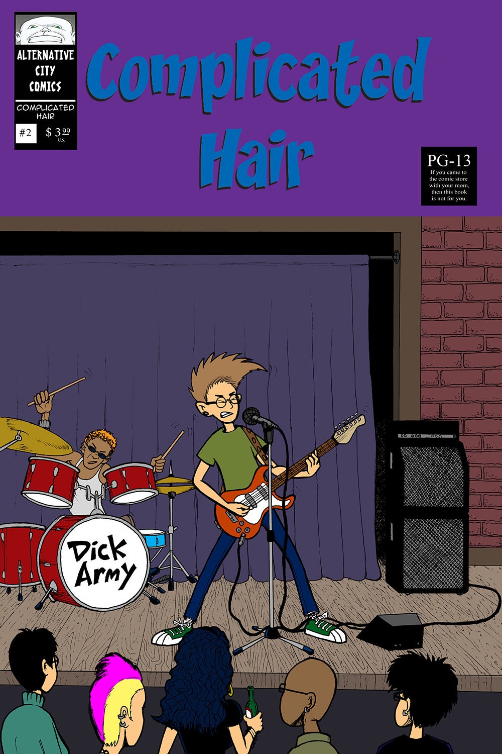 Complicated Hair issue 2, Digital Comic Book, tales of my life working retail great for ipad or iphone