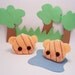 Pudding Zoo Animal Keychain Kawaii Stuffed Toy: Panda, Giraffe, Lion, Tiger or Zebra