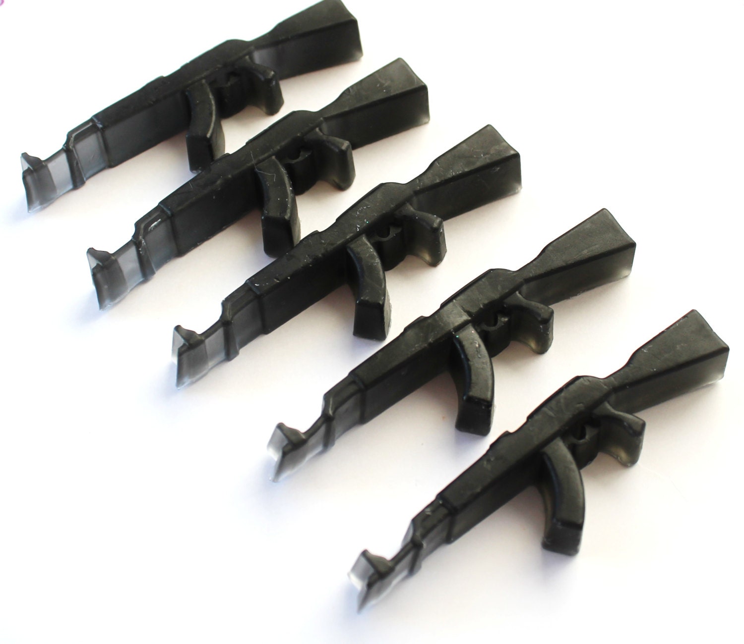 Sale Fathers Day AK 47 gun soap 5 pieces with a FREE Gift Box
