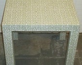 Upholstered Side Table- Design Your Own In ANY Fabric