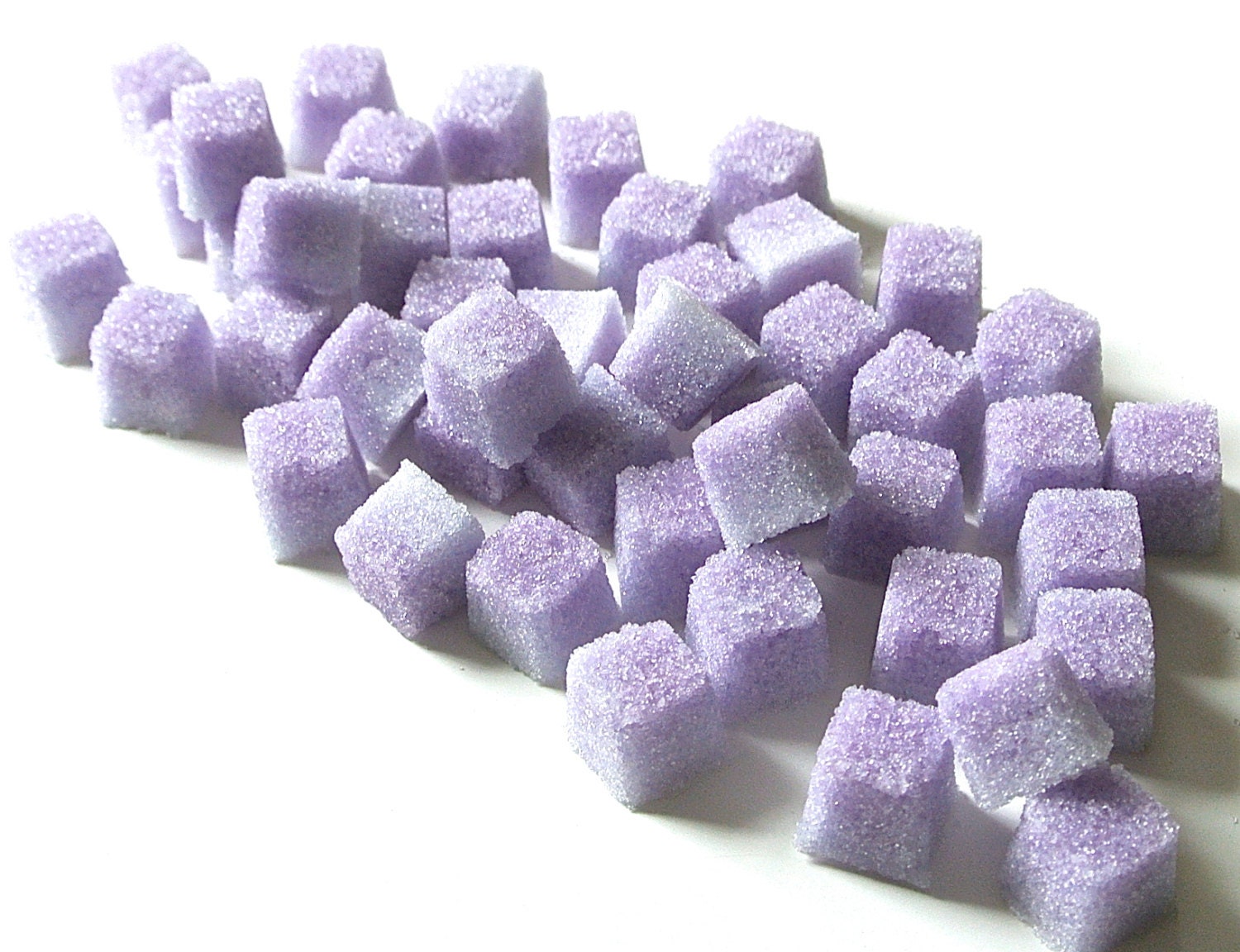 Lavender Flavored Sugar Cubes for Champagne Toasts,Tea Parties, Favors, Tea, Coffee, Lemonade, Berries