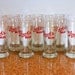 Vintage Strohs Beer Tasting Glasses
