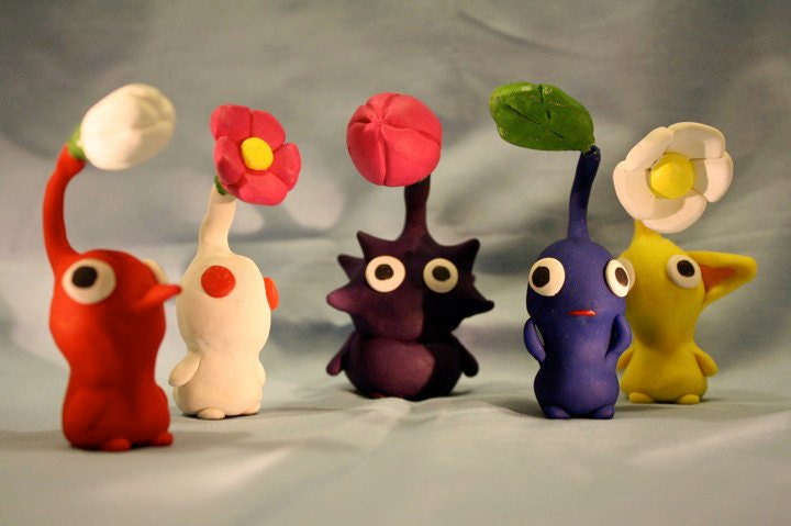 Pikmin figures Set of 5